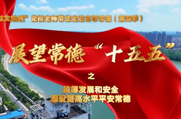 【以文绘城】统筹发展和安全，建设更高水平平安常德