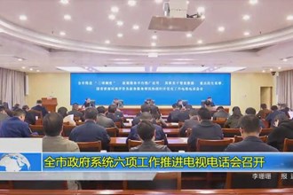 常德市政府门户系统六项工作推进电视电话会召开