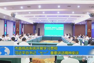 常德市直统战系统开展学习贯彻习近平总书记
