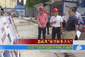 周振宇调研市城区房地产项目