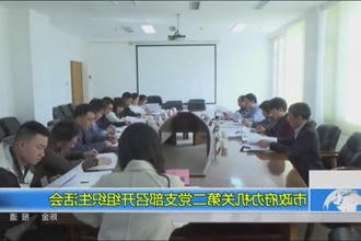 市政府门户办机关第二党支部召开组织生活会