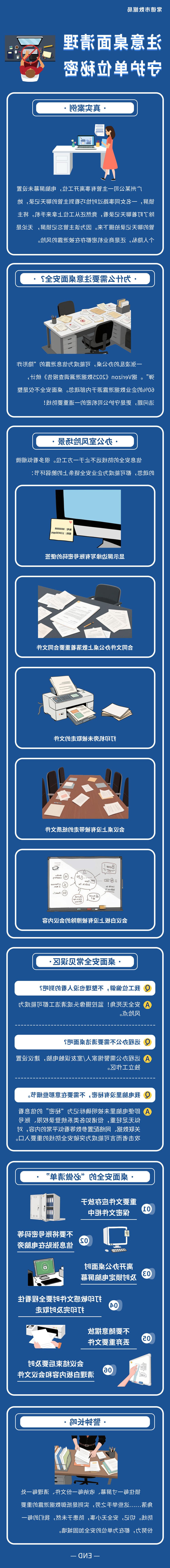 注意桌面安全 守护单位秘密-长图