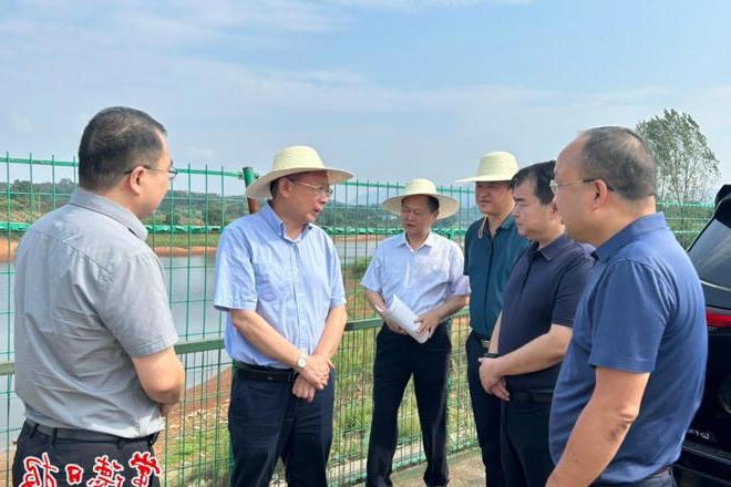 市领导前往桃源县调研抗旱工作