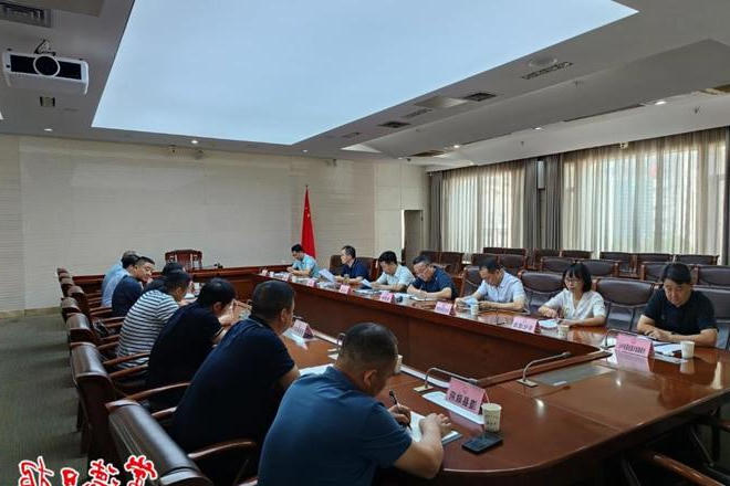 市领导调度我市城乡生活污水处理工作