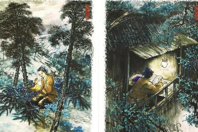 省级：车胤囊萤照读的故事