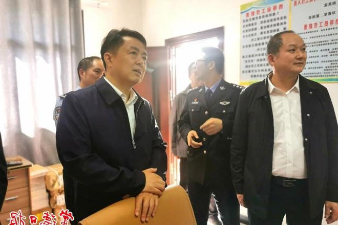 市领导督导调研平安常德建设工作