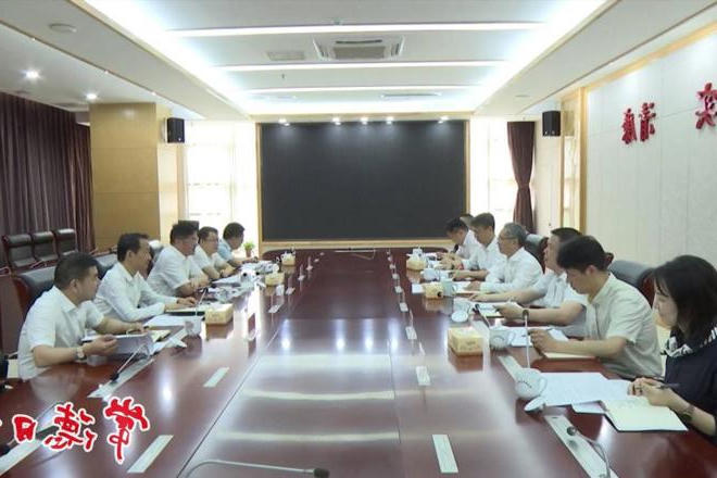罗毅君带队到省直部门对接工作