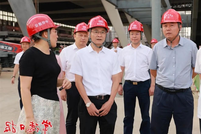 曹志强调研常德高铁站房建设并慰问铁路建设单位
