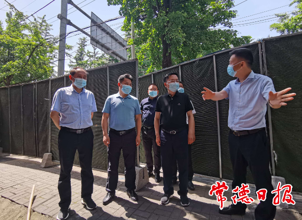 市领导督导安全生产、疫情防控、防汛备汛工作时要求 把安全隐患消除在萌芽状态