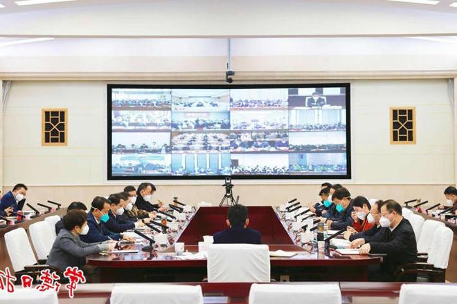 曹志强主持召开全市疫情防控工作调度会