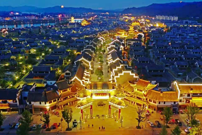 新澳门葡京在线娱乐古镇——夜景
