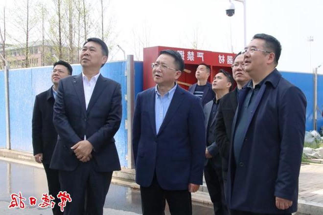 市领导调研市直教育项目建设工作