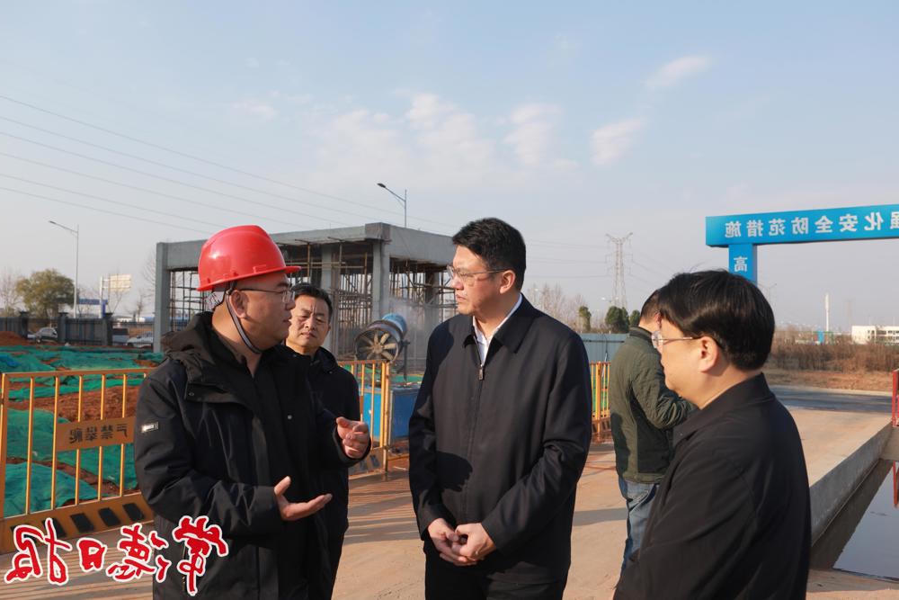 市委书记罗毅君在华杏堂项目现场调研