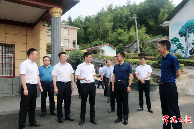 曹志强赴新澳门葡京在线娱乐调研时强调：发挥示范引领作用 打造全市乃至全省乡村振兴新样板