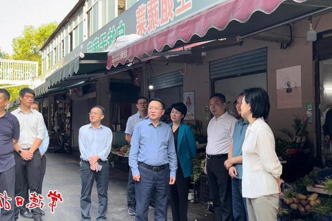 市领导督导巩固国家卫生城市工作