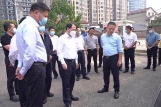 周振宇调研江北城区征地拆迁工作
