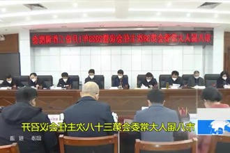 市八届人大常委会第三十八次主任会议召开