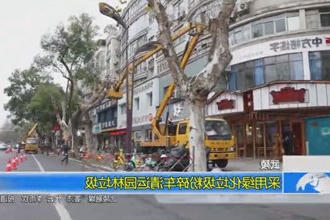 武陵：采用绿化垃圾粉碎车清运园林垃圾