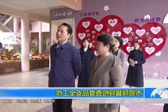 市领导督导检查食品安全工作