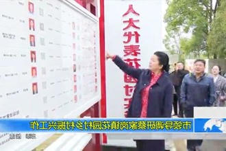 市领导调研蔡家岗镇花园村乡村振兴工作