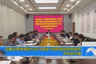 市级政府投资项目计划执行与计划安排审议意见督办会召开
