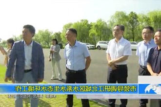 市领导调研江北城区水系水生态水环境工作