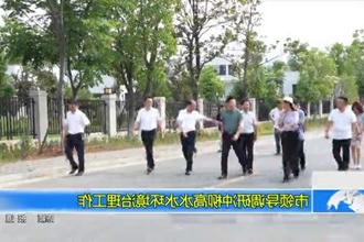 市领导调研冲柳高水水环境治理工作