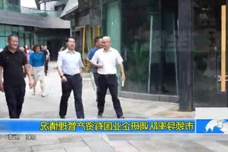 市领导率队调研企业国有资产管理情况