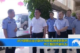 市领导到桃源调研市域社会治理现代化试点城市创建工作