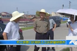 市领导督导沅江入河排污口管控工作