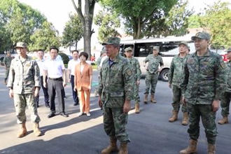 省委常委省军区司令员王宇 省军区政委马永生到汉寿县开展要地勘查