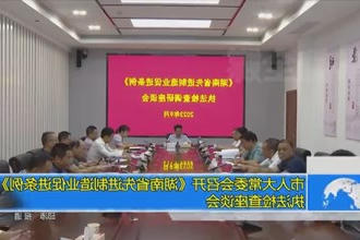 市人大常委会召开《湖南省先进制造业促进条例》执法检查座谈会