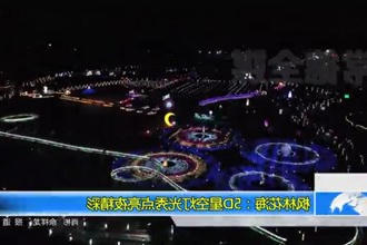 枫林花海：5D星空灯光秀点亮夜精彩