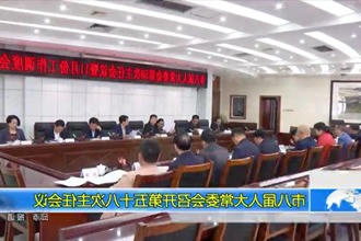 市八届人大常委会召开第五十八次主任会议