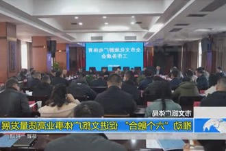 常德市文旅广体局：推动