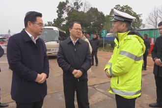 周振宇督导检查低温雨雪冰冻灾害防范应对工作
