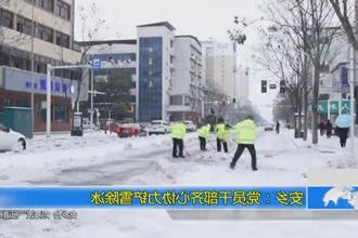 安乡：党员干部齐心协力铲雪除冰