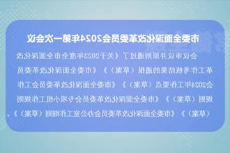 曹志强主持召开市委全面深化改革委员会2024年第一次会议