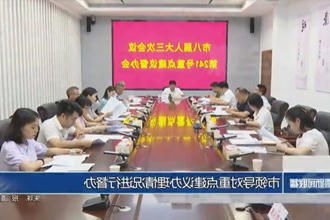 市领导对重点建议办理情况进行督办