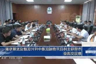 市领导主持召开鼎城区港中坪片区建设发展专家意见交流会