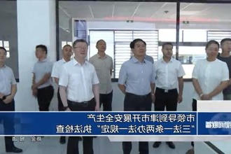 市领导到津市开展安全生产