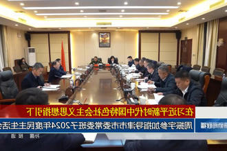 周振宇参加指导津市市委常委班子2024年度民主生活会