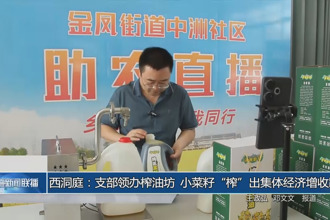西洞庭：支部领办榨油坊 小菜籽