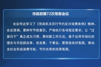 常德市政府门户第72次常务会议召开
