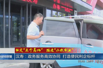 汉寿：在线服务平台高效协同 打造便民利企标杆