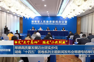 常德高质量发展迈出坚实步伐 湖南