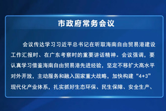 周振宇主持召开常德市政府门户第81次常务会议