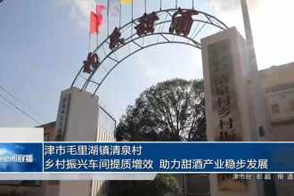 津市毛里湖镇清泉村：乡村振兴车间提质增效 助力甜酒产业稳步发展