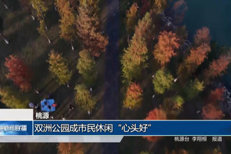 桃源：双洲公园成市民休闲