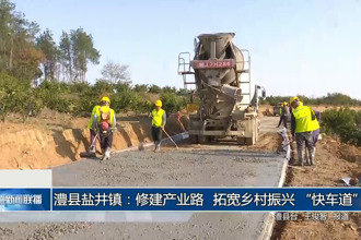 澧县盐井镇：修建产业路 拓宽乡村振兴 